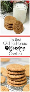 The Best Old Fashioned Gingersnap Cookies Recipe Ginger Snap Cookies Yummy Cookies Food