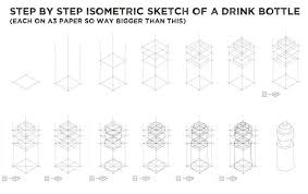 Isometric Drink Bottle Year 10 Design Drawer Draw this bottle of milk by following this drawing lesson. isometric drink bottle year 10