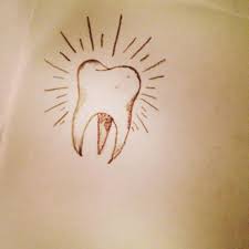 Tooth Tattoo By Anjaabsinthe On Deviantart Tooth Tattoo Baby Tattoos Body Art Tattoos