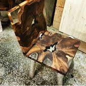 Teak Epoxy Chair By Lara Giesharz Epoxy Resin Wood Resin Furniture Epoxy Wood Table