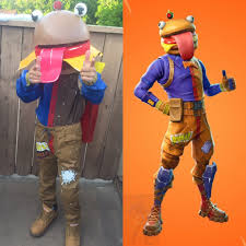Watch a concert, build an island or fight. Fortnite Beef Boss Costume Burger Costume Costumes Halloween Party