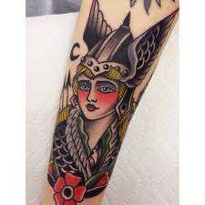Viking Lady Tattoo Tattoos Valkyrie Tattoo Traditional Viking Tattoos