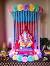 Homemade Wall Ganpati Decoration