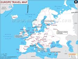 Central intelligence agency, unless otherwise indicated. Europe Travel Information Map Tourist Attraction Major Cities