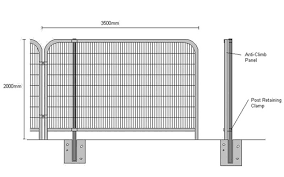Huaguang wire mesh is china top anti climb fence supplier for many years. Anti Climb Fencing Hoarding System Greenhoard