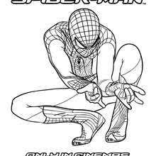 Spider Man Coloring Pages The Amazing Spidey Weaving His Web Spiderman Coloring Amazing Spiderman Coloring Pages