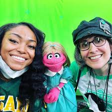 Work this week was such 🔥. Assisted the incredible Stephanie D'Abruzzo  with Prairie Dawn, Eric Jacobson with Grover and @frankiecordero with Rudy