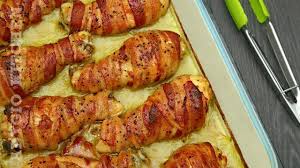 Pulpe De Pui La Cuptor Infasurate In Bacon Adygio Kitchen Youtube