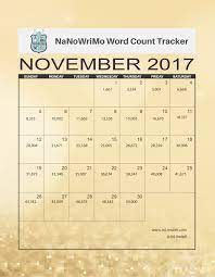 Nanowrimo2017 Word Count Tracker Via Jolinsdell Nanowrimo Nanowrimo Word Count Tracker 2017 Word
