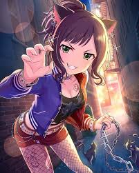 フマジメ ネコチャンsr 前川みく アイドルマスターシンデレラガールズ かわいいアニメガール アニメのネコ 猫耳