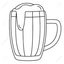 600x732 irish mug beer coloring pages best place to color. Line Art Black And White Beer Mug Coloring Book Page For Adults Royalty Free Cliparts Vectors And Stock Illustration Image 112365425