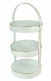 The metal frame has been powder coated to give it the special look. Mercer41 Shavonne Round Metal 3 Tier Tiered Stand Wayfair