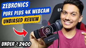 Best Budget Webcam ? ZEBRONICS Pure Plus 4K Webcam Review