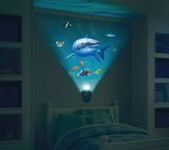 159381623 know what time it is? Aquatic Nighttime Projectors Wild Walls Shark Encounter