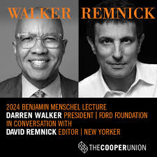 Register now for next Monday's 2024 Benjamin Menschel Distinguished Lecture  featuring Darren Walker, president of the Ford Foundation at the link in  the bio. Walker will speak