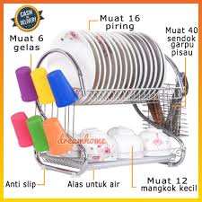 Rak piring dapur aneka rak piring gantung terbaru ada banyak sekali model rak piring yang bisa anda pilih ada rak piring gantung rak piring berbentuk lemari rak jual rak piring plastik tiny susun 2 ukuran kecil merek. Harga Rak Piring Terbaik Juli 2021 Shopee Indonesia