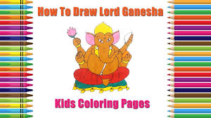 Create unusual characters, explore the beautiful game world. Lord Ganesha Drawing Easy How To Draw Ganapati Children Coloring Pages Learn Drawing For Kids Youtube