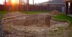 Backyard excavation