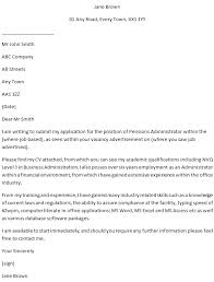 How to start a cover letter. Pensions Administrator Cover Letter Example For Jobs Learnist Org