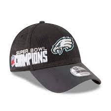 Men S Philadelphia Eagles New Era Black Super Bowl Lii Champions Trophy Collection Locker Room 9forty Adjustable Hat Philadelphia Eagles Super Bowl Eagles Super Bowl Philadelphia Eagles Gear