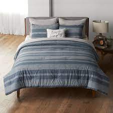 Striped farmhouse jacquard 8 piece comforter set. Sonoma Goods For Life Farmhouse Stripe Comforter Set With Shams