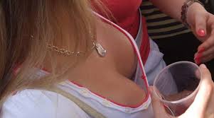 Downblouse pictures taken from various hot girls at different places
