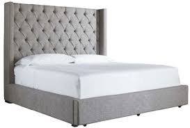 With many options, this bed allows you to choose the size, headboard height, and color. Ashley Sorinella Gray King Upholstered Bed With Storage B603b7 Economy Furniture