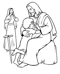 Image Result For Dibujos Para Colorear Sobre El Amor De Jesus Jesus Coloring Pages Sunday School Coloring Pages Bible Coloring Sheets
