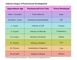 Erik Eriksons Stages Of Psychosocial Development The
