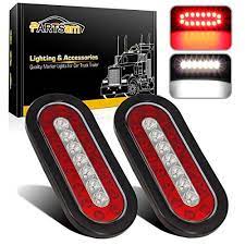 For low ceilings (below 20cm), you will want to pick a flush mount light fixture. Partsam 2pcs 6 3 Inch Oval Truck Trailer Led Tail Stop Brake Lights Taillights Running Red And