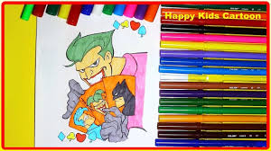 The joker is a character that appeared in the very first comic about batman in 1940. How To Color Joker Coloring Pages Coloring Book Learn Colors Coloring Of Joker Clown Youtube