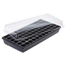 When your small seedlings outgrow their cell packs and plug flats, it's time for repotting: Mckenzie Pro Hex Seed Starting Tray 72 Cell 137210 Rona