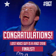 Lee Ridley, Lost Voice Guy, received the highest number of public votes
