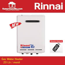 Gak usah khawatir lagi menggunakan produk pemanas air yang menggunakan gas dan api sebagai pemanasnya jika kamu pakai rinnai water heater gas reu5cfc. Jual Rinnai Reu Vr1620wg Ind Water Heater Gas Harga Murah Ralali Com Harga Grosir 2021 Ralali Com