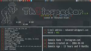 Th3inspector Tool For Information Gathering Security Tools Hacking Websites Hacking Computer