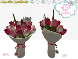Show that special person they are the pick of the bunch with this delightful miniature bouquet of paper roses, beautifully presented in a matchbox. Second Life Marketplace Bmc807 Happy Birthday 21 Mixed Pink Rose Bouquet