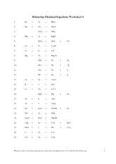5 what are different types of chemical equations? Balancing Chemical Equations Worksheet 2 Answers 26 2mg Cl 2 Mgcl 2 27 2ag 2 O Course Hero