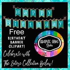 Maybe you would like to learn more about one of these? Birthday Banner Clip Art Worksheets Teachers Pay Teachers