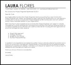 If it appears to be a good match, they will request a full proposal. Construction Project Engineer Cover Letter Sample Cover Letter Templates Examples