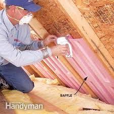 Install Baffles In Attics At The Soffit To Assure Proper Ventilation For Attic And Roof Attic Ventilation Attic Renovation Attic Remodel