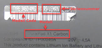 Look for the serial number at the bottom of your thinkpad machine or beneath the battery. How Do I Find My Model