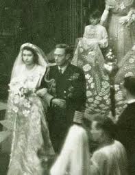 At the marriage of the duke of kent and princess marina of greece, queen elizabeth was part of the wedding party. Princess Elizabeth With Her Father King George Vi On Her Wedding Day Queen Elizabeth Wedding Princess Elizabeth Her Majesty The Queen