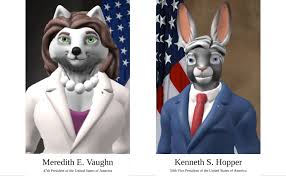 The President and the Vice President of the United States by Judy_Judith --  Fur Affinity [dot] net