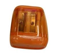 12 Pcs Pencil Sharpener, Manual Pencil Sharpeners, 4 Colors Dual Holes