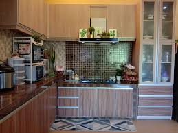 Ruang tamu deco tenang sejuk luqfiz ideas ikea kuala. Deko Ruang Dapur Dengan Kabinet Ala Ala Kayu Yang Simple Kemas Hias My