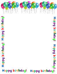 8 Free Printable Stationery Borders Pretty Designs Here Happy Birthday Printable Free Printable Stationery Printable Stationery