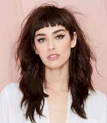 Long Hair With Short Bangs Is Best Women Haircut This Fall 27 Vattire Com Baby Bangs Long Hair Messy Hairstyles Long Messy Hair