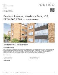 | a one bedroom apartment with parking in this semi rural location in north newbury yet accessible to newbury town centre. Fillable Online Portico 1 Bedroom Flat To Rent Under Offer In Ilford Fax Email Print Pdffiller