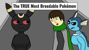 Is Vaporeon REALLY the most Breedable Pokémon? (Eeveelution Comparison) -  YouTube