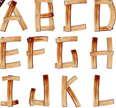 Wooden Alphabet Font Download Lettering Alphabet Fonts Wooden Alphabet Wooden Typography